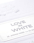 CREED LOVE IN WHITE EDP 75 ML LOVE IN WHITE EDP 75 MLUn inno alla sofisticata artigianalità e passione di Creed per gli ingredienti migliori del mondo. Love in White di Creed è fragranza dolce e pulita, contiene note leggere di giacinto e magnolia e ricor