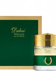 THE SPIRIT OF DUBAI MEYDAN 50 ML Dubai Meydan in arabo ha il significato di "parco" ed è l'ippodromo della città, ovvero il luogo di ritrovo di tanti mondi come quello degli affari, dello sport e del jet-set internazionale. Dubai Meydan è una fragranza or