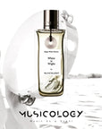 MUSICOLOGY WHITE IS WIGHT EDP 95 ML WHITE IS WIGHT EDP 95 MLMelodia immacolata e abbagliante! La purezza del cotone risuona nel bianco virgineo del gelsomino e nella dolcezza lattea dei muschi e del latte di mandorla.L'accordo di cotone, con la sua soave