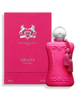 PARFUMS DE MARLY ORIANA EDP 75 ML ORIANA EDP 75 MLUna fragranza gourmand, floreale e fruttata pensata interamente come variazione di texture. Una millefoglie di friabile dolcezza, morbidezza e sensualità. Un'apertura frizzante e succosa di mandarino e ber