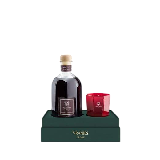 DR. VRANJES GIFT BOX ROSSO NOBILE 250 ML + CANDELA 80 GR