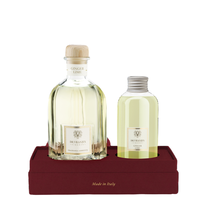 DR. VRANJES GIFT BOX GINGER LIME 250 ML + REFILL 150 ML